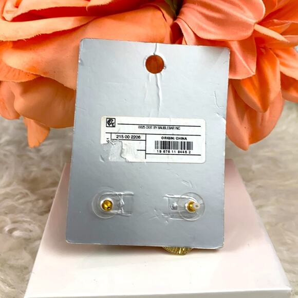 RARE SUGARFIX BaubleBar Hog the Eggnog Earrings Hot Cocoa Chocolate Coffee Mug - Picture 4 of 4